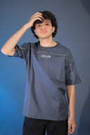 Oversized zippered t-shirt
